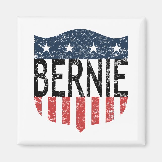 Imã Estrelas BERNIE e faixas (Frente)