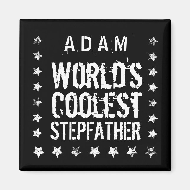 Imã Estrelas brancas negras J01Z, o mais legal padrão  (Frente)