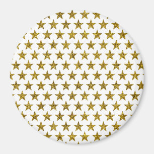 Imã Estrelas brilhantes douradas