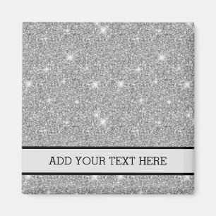 Imã Estrelas Brilhantes Prateadas Amantes Brilhantes F