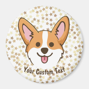 Imã Estrelas de Cão-Papoeiro Personalizadas Pembroke