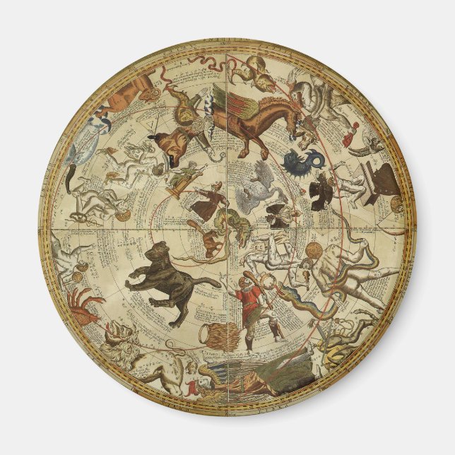 Imã Estrelas de constelação Norte astronômica (Frente)