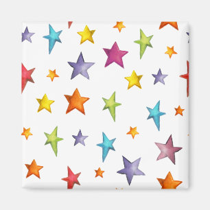 Imã Estrelas de cores aquáticas