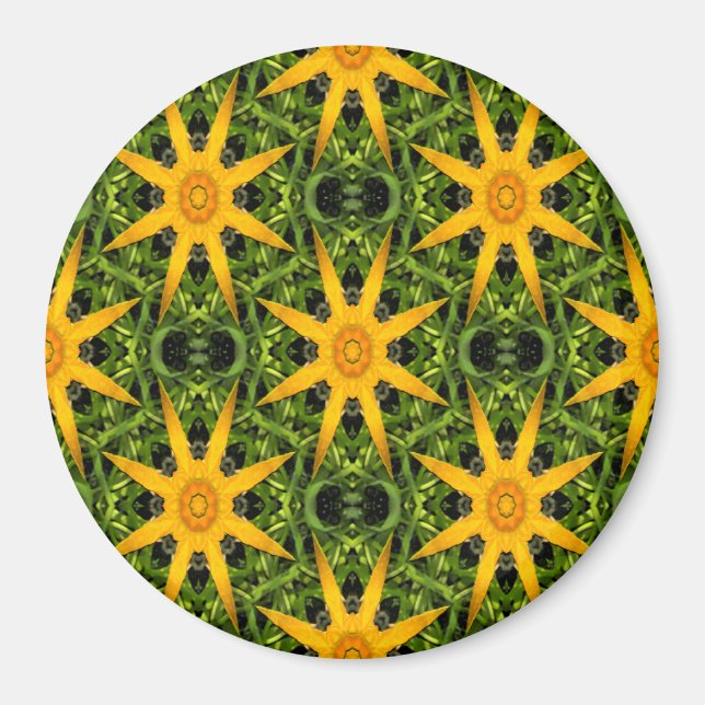 Imã Estrelas de Flor de Esquadrão.. (Frente)