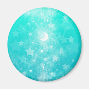 Imã Estrelas de Papel e Fantasia Lunar Arte Celestial