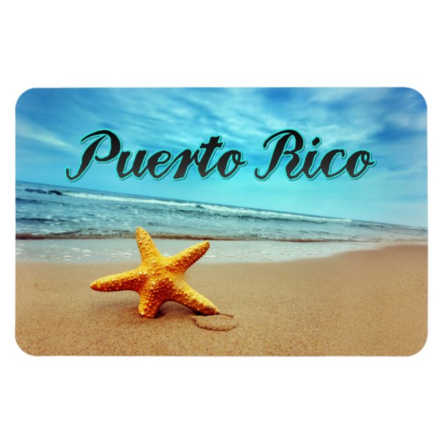 Ímã Estrelas de Porto Rico (Horizontal)