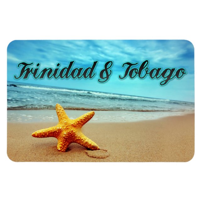Ímã Estrelas de Trinidad e Tobago (Horizontal)