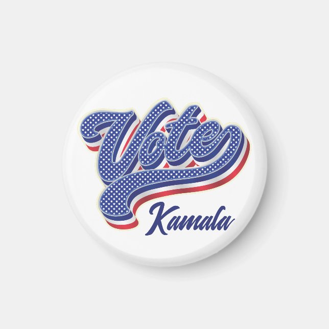 Imã Estrelas de Voto e Stripes - Eleições (Frente)