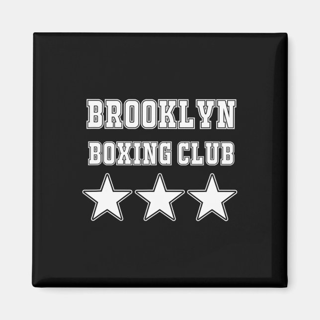 Imã Estrelas do Brooklyn Boxing Club (Frente)