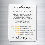 Ímã Estrelas do Sistema de Classificação de Férias Alu<br><div class="desc">Esta design foi criada através da arte digital. Pode ser personalizada na área fornecida pela alteração da foto e/ou do texto. Ou pode ser personalizado escolhendo o clique para personalizar outra opção e excluir ou alterar a cor do plano de fundo, adicionar texto, alterar a cor ou o estilo do...</div>