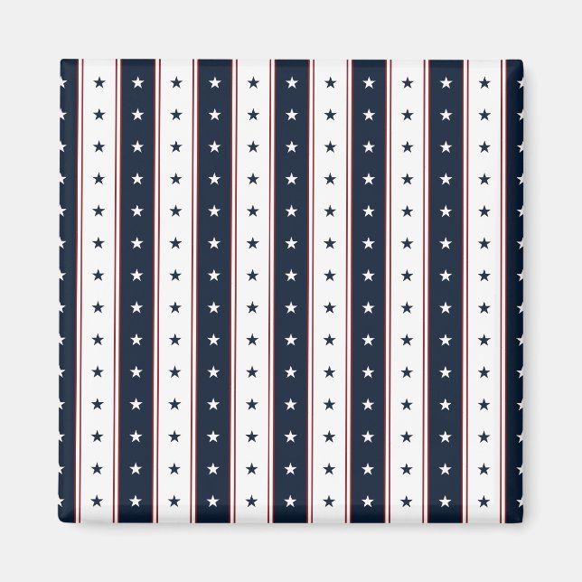 Imã Estrelas e faixas (Frente)