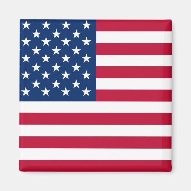 Imã Estrelas e faixas de bandeira americanas (Frente)