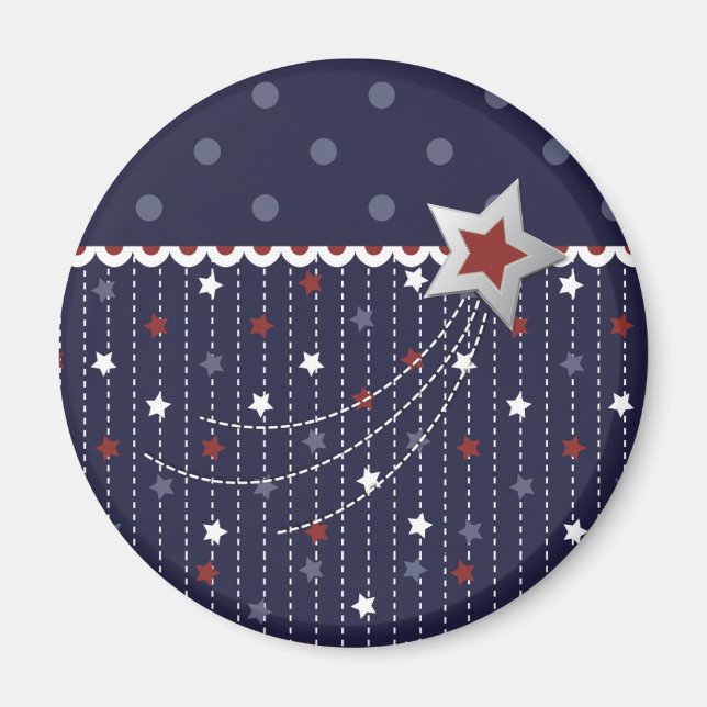 Imã Estrelas e Listras (Frente)