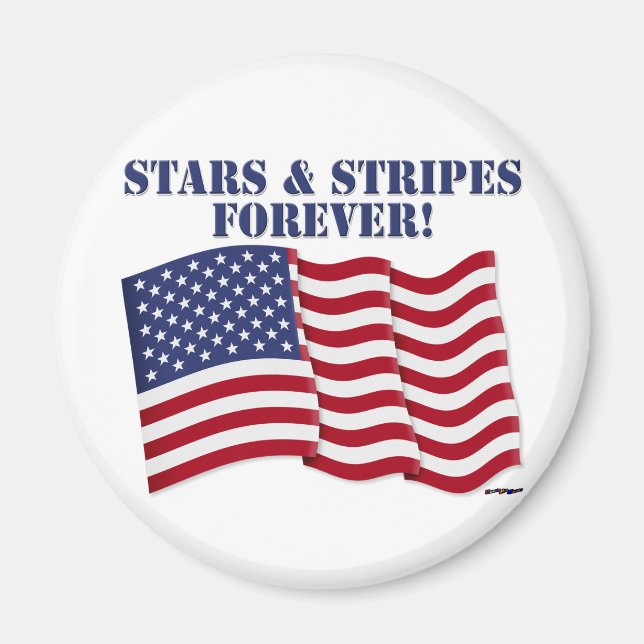 IMÃ ESTRELAS E STRIPES PARA SEMPRE! (Frente)