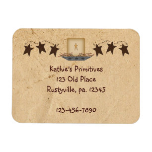 Ímã Estrelas enferrujadas E Magnetos De Velas Premium