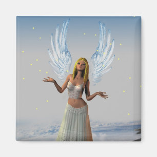 Imã Estrelas que caem em um anjo (ímã)