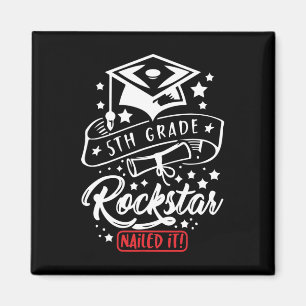 Imã Estudante De 5 Grau Rock Star Arrastou-A Engraçada