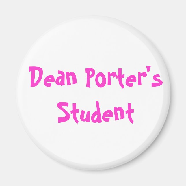 Imã Estudante de Dean Porter (Frente)