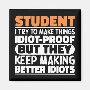 Imã Estudante, Tento Fazer Coisas Engraçadas, Estudant