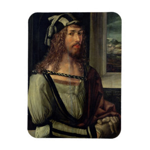 Ímã Estude para o retrato de auto com uma luva, c.1498