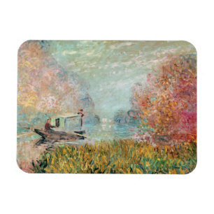 Ímã Estúdio do barco de Claude Monet   no Seine