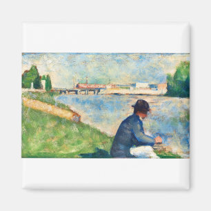 Imã Estudo de Belas Artes por Georges Seurat