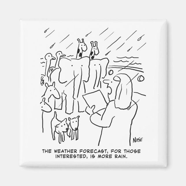 Imã Estudo de Bíblia Engraçado ou História Bíblica da  (Frente)