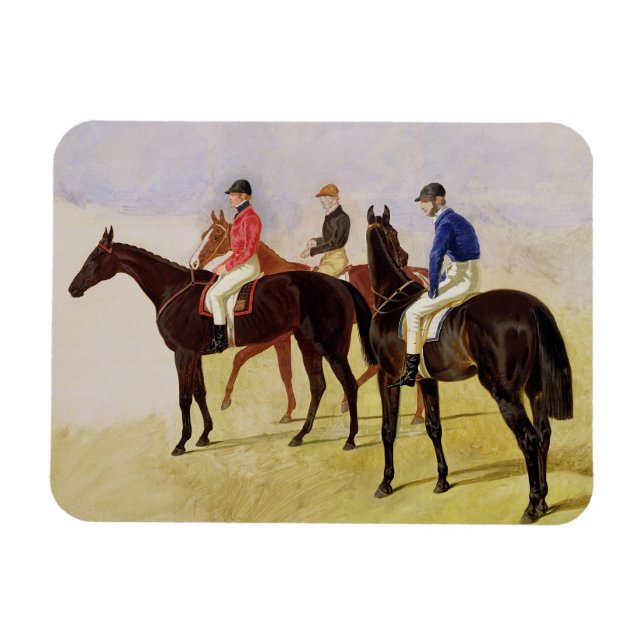 Ímã Estudo de Três Fissuras Steeplechase: Allen McDono (Horizontal)