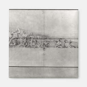 Imã Estudo do friso de um frontão