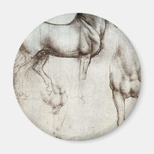 Imã Estudo dos cavalos - Leonardo da Vinci
