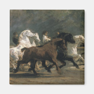 Imã Estudo para o Horsemarket, 1900