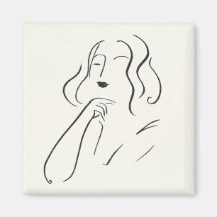 Imã Estudo Simples - Esquema de uma Mulher