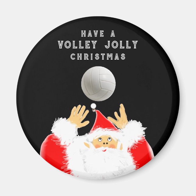Imã Estúpida de Natal de Voleibol (Frente)