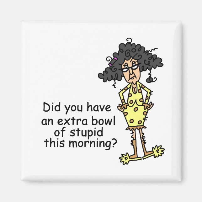 Imã Estupidez Humor (Frente)