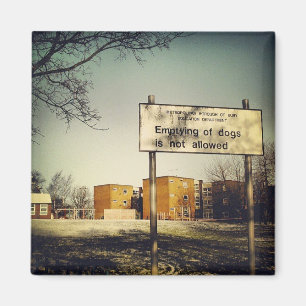 Imã Esvaziando o ímã de cães