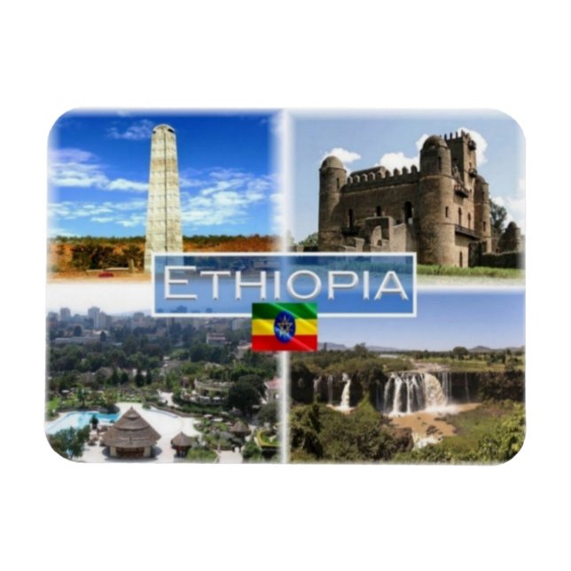Ímã ET África - Etiópia - Aksum Obelisk - (Horizontal)