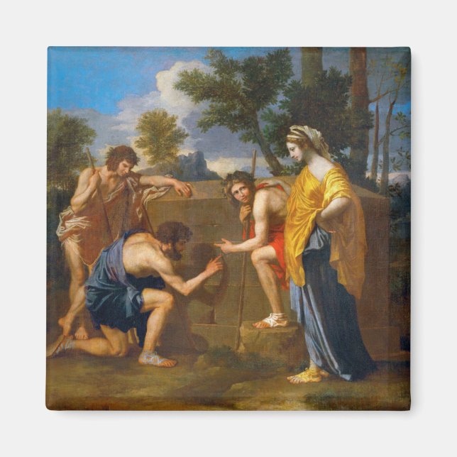 Imã Et em Arcadia ego, Poussin (Frente)