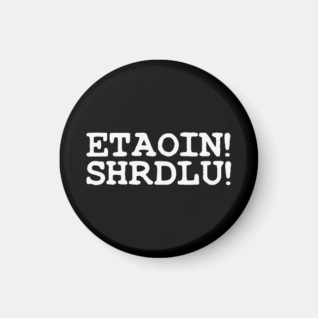 IMÃ ETAOIN! SHRDLU! (Frente)