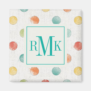 Imã Etapa pensativa das borboletas do monograma  