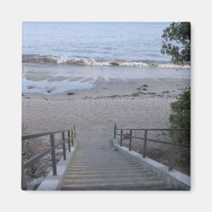 Imã etapas à praia