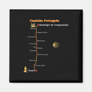 Imã Etapas da Rota Caminho Português De Santiago Camin