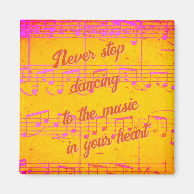 Imã Etapas Musicais - Ímã De Citros (Frente)