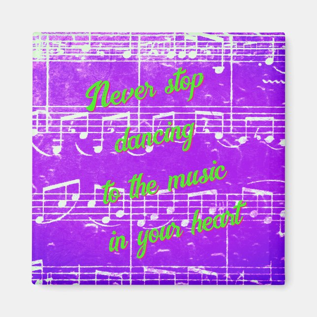 Imã Etapas Musicais - Magneta Dança Real (Frente)