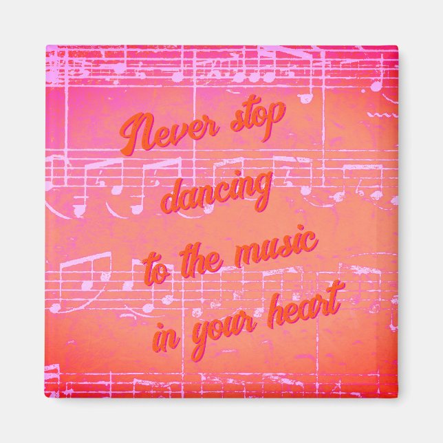 Imã Etapas Musicais - Magneta Mango Tango (Frente)