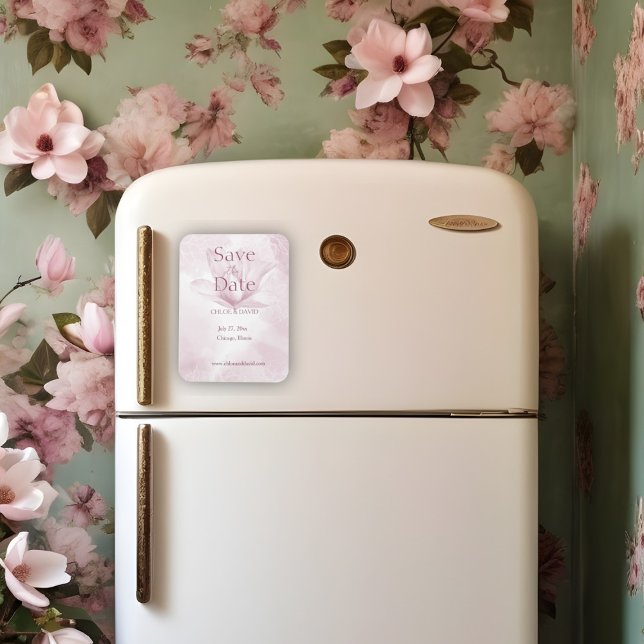 Ímã Eteal Magnolia Flower, Salve A Data (Criador carregado)
