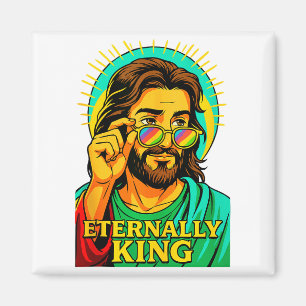 Imã Eternamente Rei Jesus Cristão Anime Manga Po