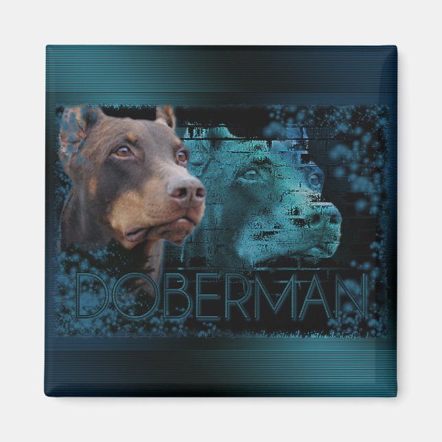 Imã Eternidade - Doberman (Frente)