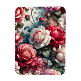 Ímã Eterno Rosa Floral Charme