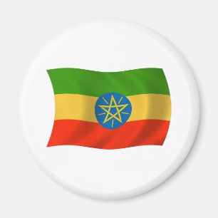 Imã Etiópia Flag Magnet