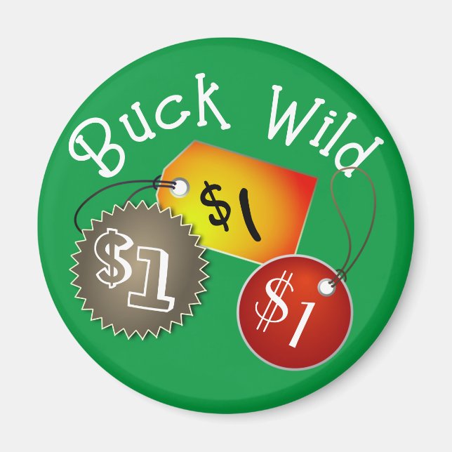 Imã Etiqueta Buck Wild Price (Frente)